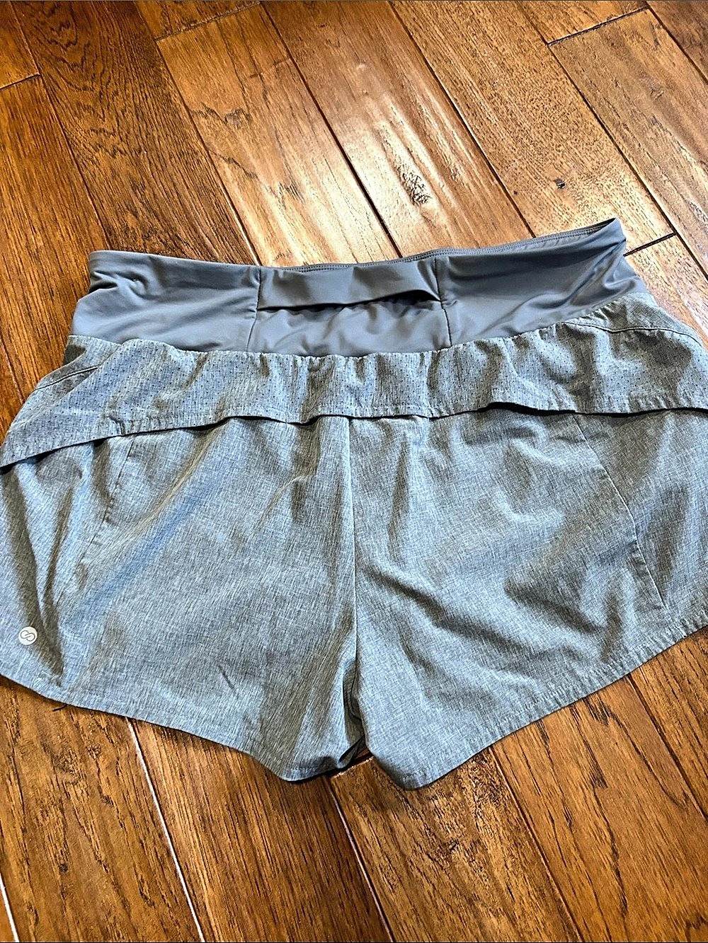 CALIA Mid-Rise Infinity Run Short Gray Athletic Shorts